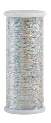 GLITTER MYLAR THREAD SILVER