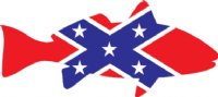 FISH FLAG CONFEDERATE