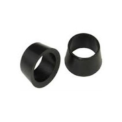HOZEL BLACK RUBBER/VINYL