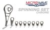 AW-SET MICROWAVE AIR SET OF 9 SPINNING(CHROME)