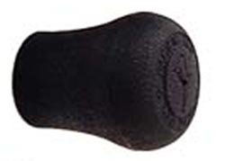 BCB BLACK RUBBER/VINYL BUTT CAP
