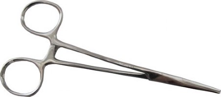 SS STRAIGHT ANGLER'S FORCEPS