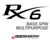 SB722 RAINSHADOW RX6 1 PC MULTI-PURPOSE BASS/SPIN